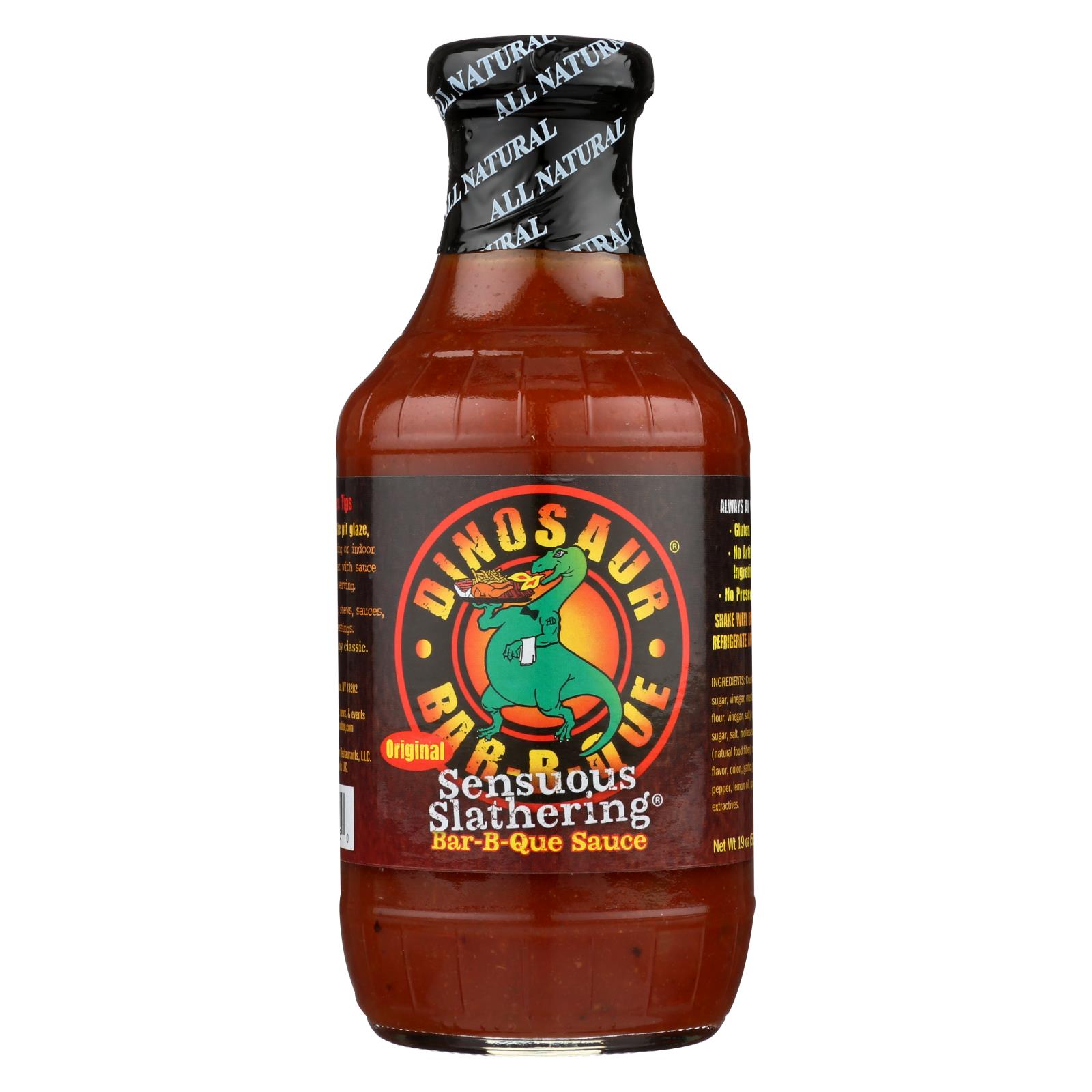 Dinosaur Sensuous Slathering BBQ Sauce – Case of 6 – 19 FL oz. | Kong ...